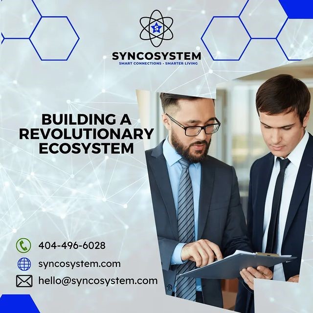 An ad about building a revolutionary ecosystem with Syncosystem